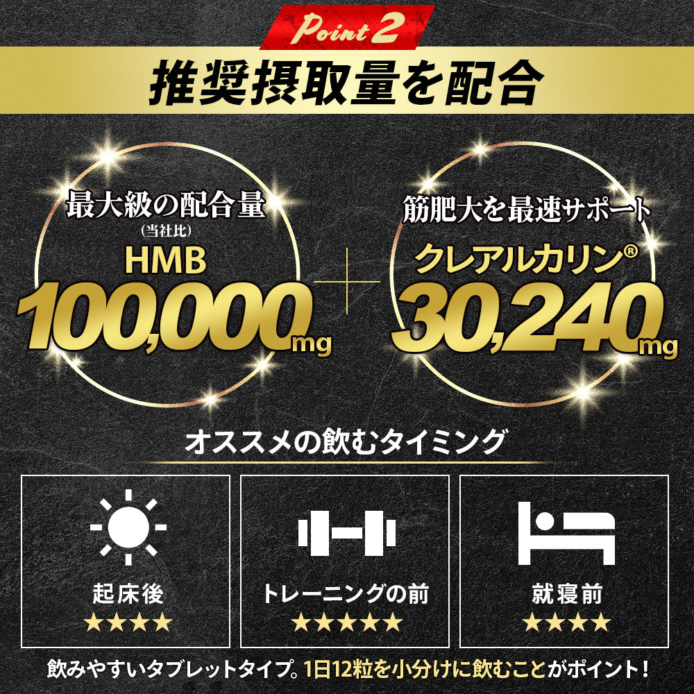 HMB クレアルカリンサプリメント